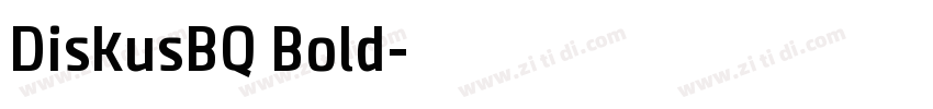 DiskusBQ Bold字体转换